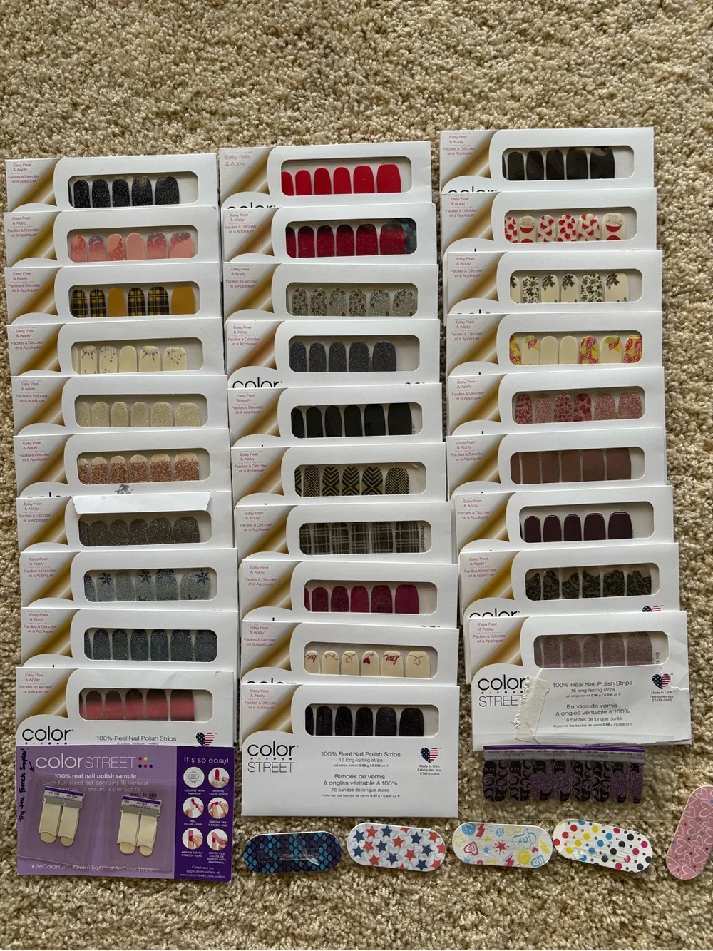 Color Street Nail Strips - Massive Mixed Lot